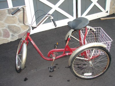 Vintage Desoto Classic Trailmate 3 Wheel Wheeled Grocery Bicycle | eBay