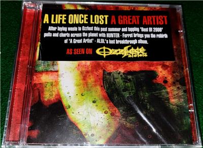 A LIFE ONCE LOST, A Great Artist, CD, NEW (METALCORE A LIFE ONCE LOST, A Great Artist, CD, NEW (METALCORE