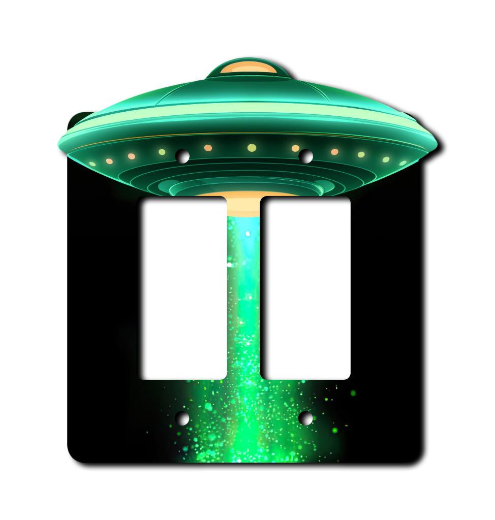 Off The Wall Plates - Alien UFO Switch - Cover - Paddle Wallplate - Picture 7 of 12