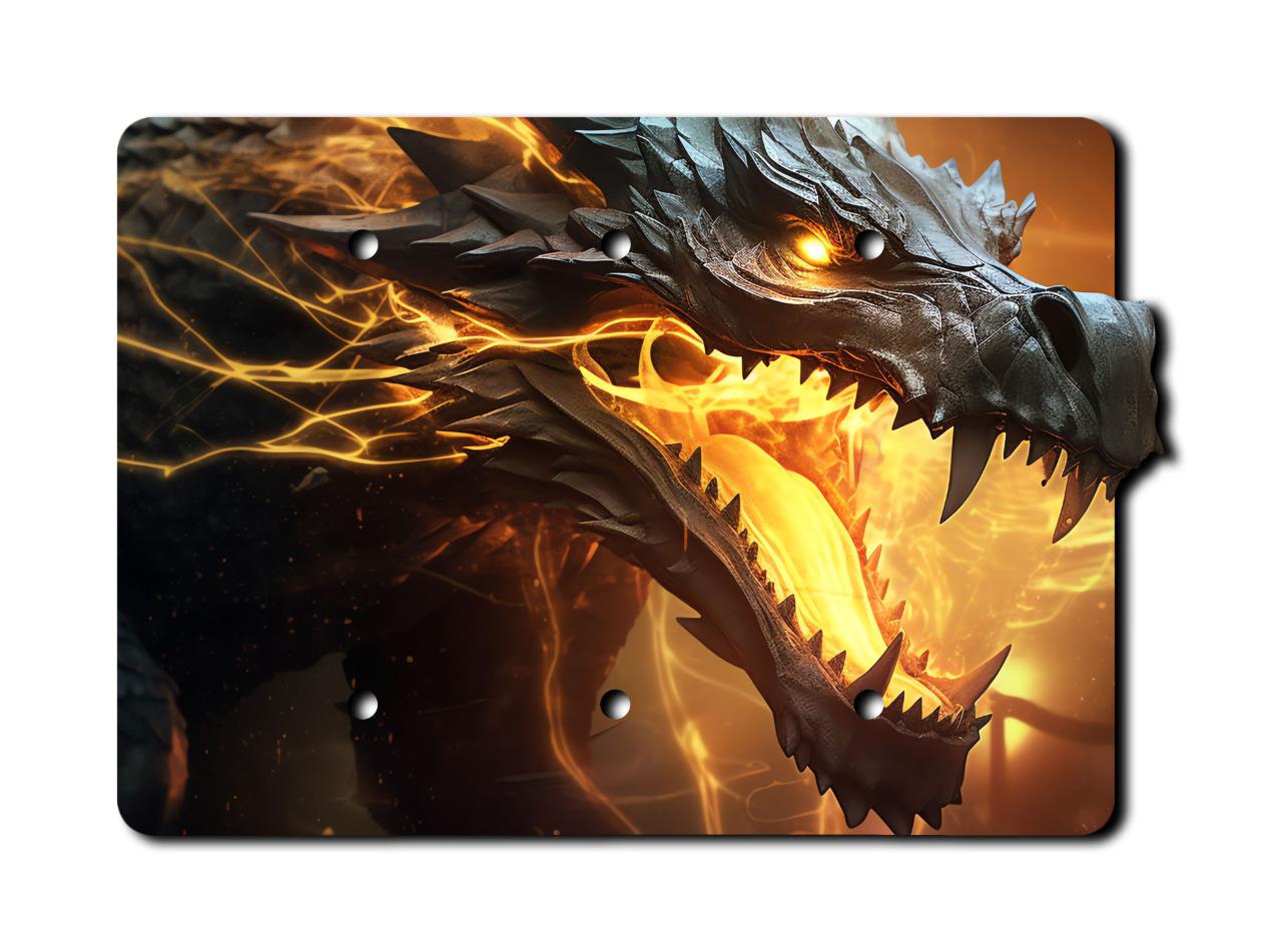 Off The Wall Plates - Black Fire Dragon Switch - Abdeckung - Paddle Wallplate - Bild 12 von 12