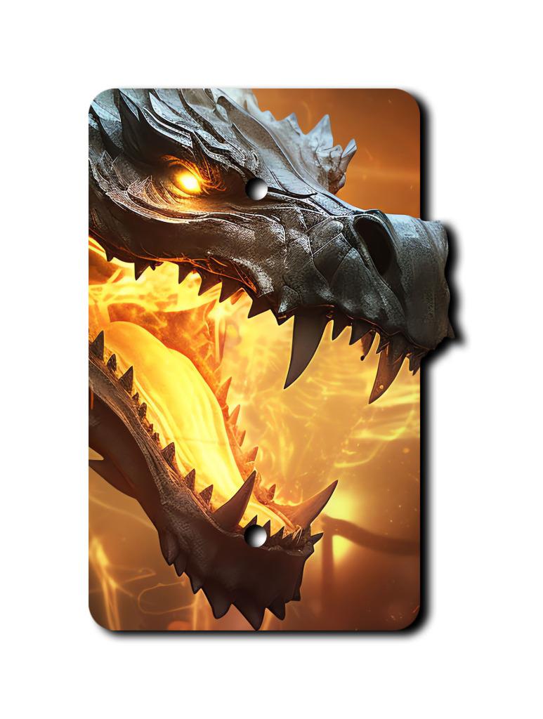 Off The Wall Plates - Black Fire Dragon Switch - Abdeckung - Paddle Wallplate - Bild 5 von 12