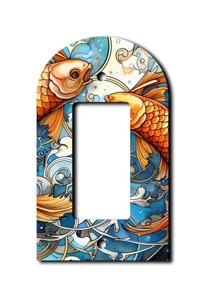 Off The Wall Plates - Pisces Switch - Cover - Paddle Wallplate-image