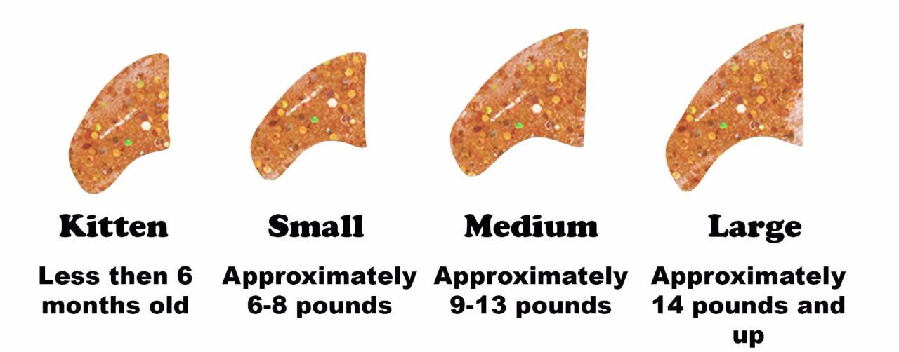 Soft Nail Caps For Cat Claws ( GOLD HOLOGRAPHIC GLITTER ) * Purrdy Paws