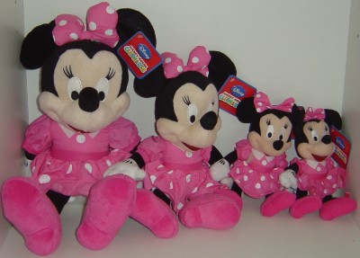 mickey and minnie mouse soft toy