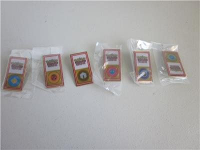 Pokemon League Gym Badge Pins 6 Total | eBay Pokemon League Gym Badge Pins 6 Total | eBay