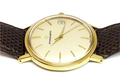 Vintage Solid 18k ETERNA-MATIC Watch Ref 746T Cal 1466U c.1970s