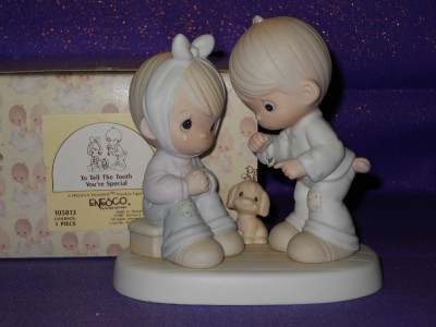 Precious Moments - 105813 -MIB- TO TELL THE TOOTH YOU'RE SPECIAL - $250