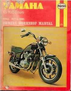 Used 483 Haynes Yamaha Xs1100 Fours Motorcycle Repair Manual In