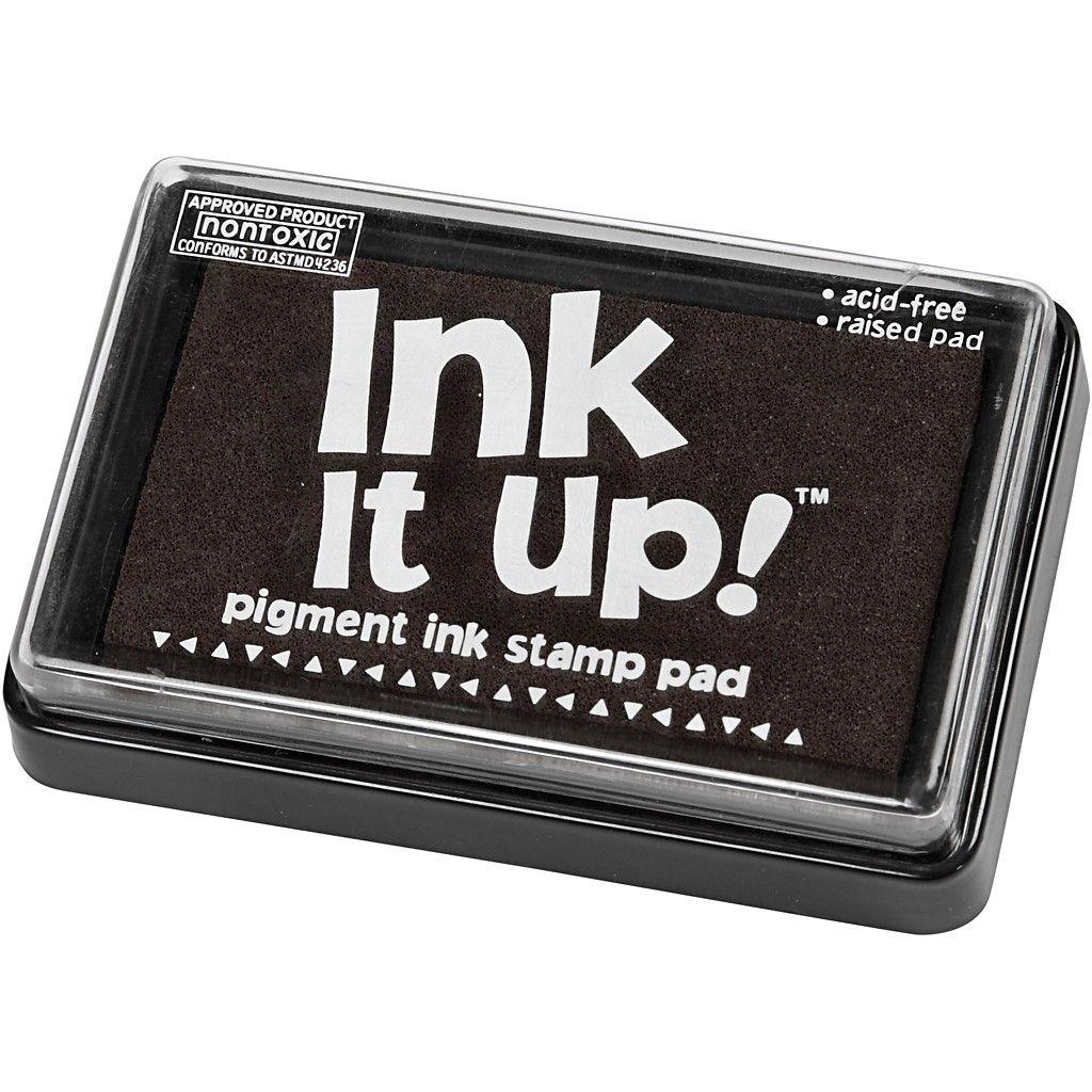 Pigment Ink Stamp Pad 12 Colours Fabric Paper Card Acid Free Safe Washable NEW