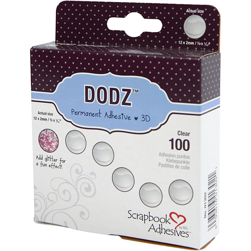 Adhesives Dots CLEAR Permanent 3L Crafts Dodz Scrapbook Choose 6mm 8mm 12mm - Picture 9 of 9