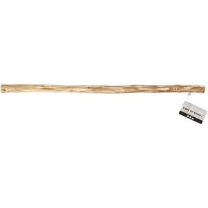 Wooden Round Mounting Stick With Metal Eyelets For Crafts Decor Accessories 60cm