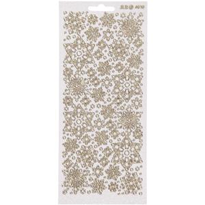 Snowflake Sticker Embellishments Sparkly Resin Rhinestone Self Adhesive Stickers for Crafts Christmas Cards 6