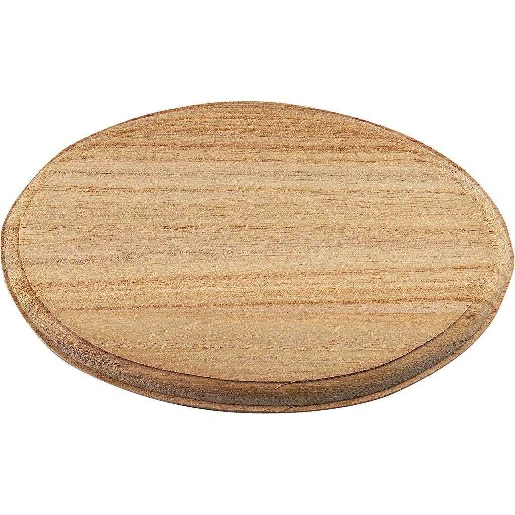Letrero de Puerta Ovalada de Madera Paulownia Placa Madera Pesada Decoración Pintura Personalizada - Imagen 4 de 8