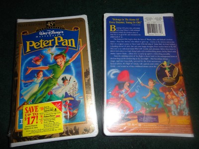 Peter Pan (VHS, 1998, 45th Anniversary Limited Edition) BRAND NEW ...
