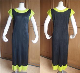 pleated one piece dress