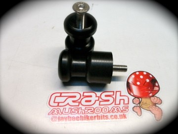 thumbnail image 2 of JAYBEEBIKERBITS M6 Black Paddock Stand Bobbins / Crash Spools For Yamaha R1, R6, FZ1, FZ8 (R1F10) 2 of 2