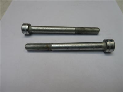 M10x1.25x70 fine pitch DIN912 socket cap head bolts Bright zinc plated BZP