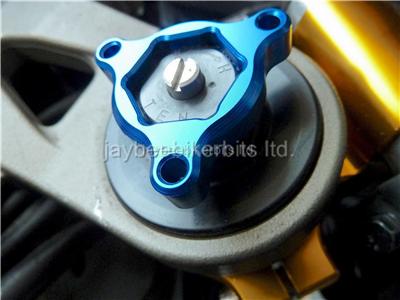 FXCNC 14mm Fork Preload Adjusters For Kawasaki: ZX10R, ZZR1400, Z800, ZX6R, Z750 – CNC Aluminum, Anodized