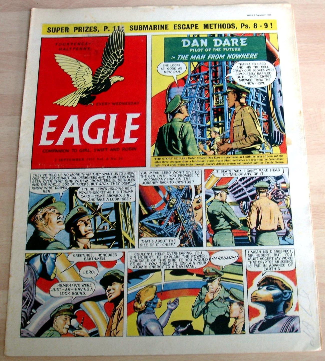 EAGLE comics -Various Issues- Vol. 6, 1955 x 12 -multi listings choice- Dan Dare - Picture 35 of 36