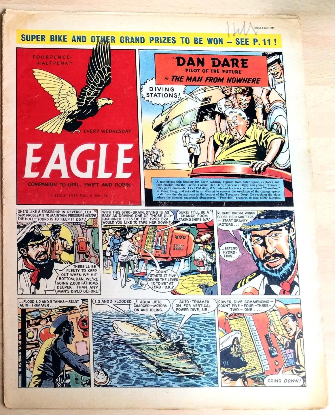 EAGLE comics -Various Issues- Vol. 6, 1955 x 12 -multi listings choice- Dan Dare - Picture 32 of 36