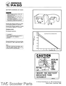 Honda PA50 Hobbit Moped Shop Manual 1978 - 1981 | eBay