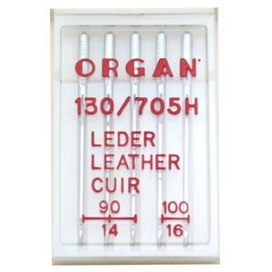 Organ Sewing Machine Needles For Leather - 10pcs Mixed Sizes 90/14 & 100/16