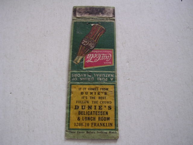 1930 s quot large size quot dunie s delicatessen quot coca cola quot st coca cola st charles mo