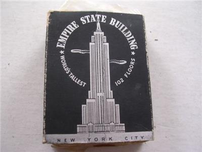 Neat Vintage 1930 S Cigarette Adverap From Empire State Building