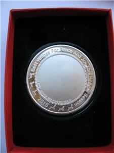 GOLD 1-OZ.CUTE 2018 CHRISTMAS ANGEL TREE ENGRAVABLE GIFT BOX .999 SILVER COIN