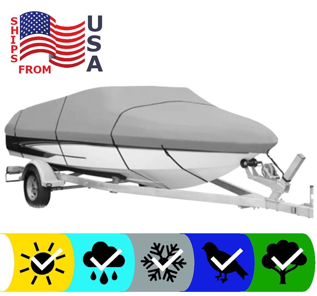 Great Quality Boat Cover Lund 20 Alaskan Dual Console 1997-2000