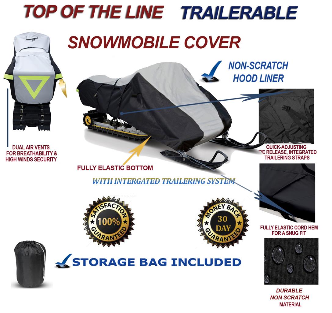 Storage Snowmobile Cover for Yamaha Apex RTX 2006 2007 2008 2009