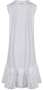 White 100% Cotton Nightdress Vintage Style Ladies Nightgown 