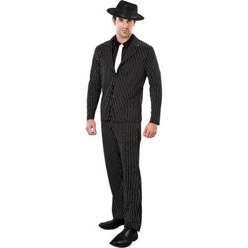 Adult GANGSTER Costume Mens Zoot Suit Mobster 20s NEW Mafia Mob | eBay