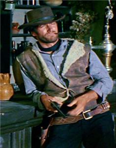 CLINT EASTWOOD Vest - Spaghetti Western Design - New ...