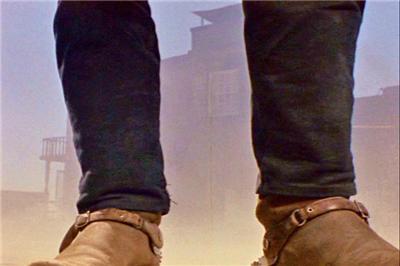 Clint Eastwood Leather Cowboy Boots Good Bad Ugly Great For Christmas Ebay