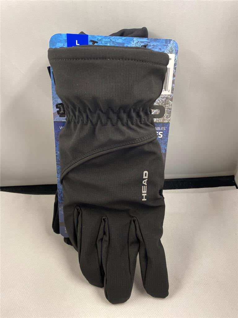 HEAD Men's Gloves Waterproof Hybrid Sensatec Touchscreen Size L Black 1