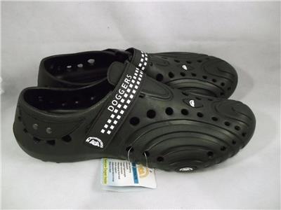 Dawgs Doggers Mens UltraLite Summer Beach Water Shoe Velcro Strap Black ...