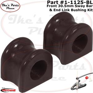 Jeep Wrangler JK Rear Sway Bar /& End Link Bushing Kit 19mm Sway Bar RED Poly