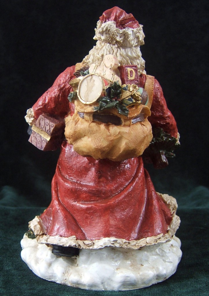 resin santa statue