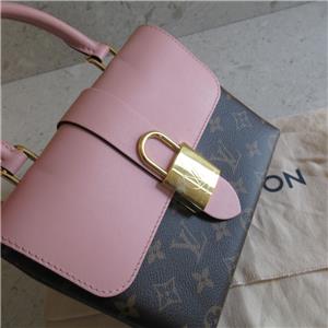 2022 BOX Louis Vuitton Monogram Pink Locky BB Strap Shoulder
