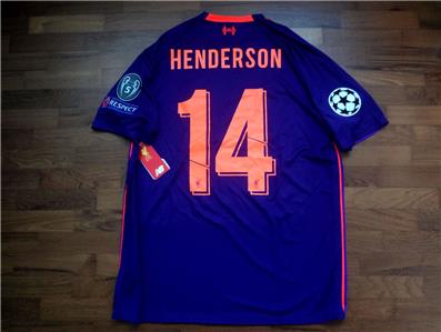 henderson liverpool jersey