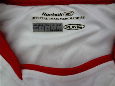 Authentic 2005/06 Liverpool Away Reebok w/ UCL Embroidery Large