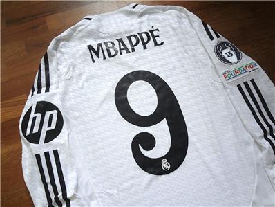 Adults Clothing Replica Kylian Mbappé Away 24/25