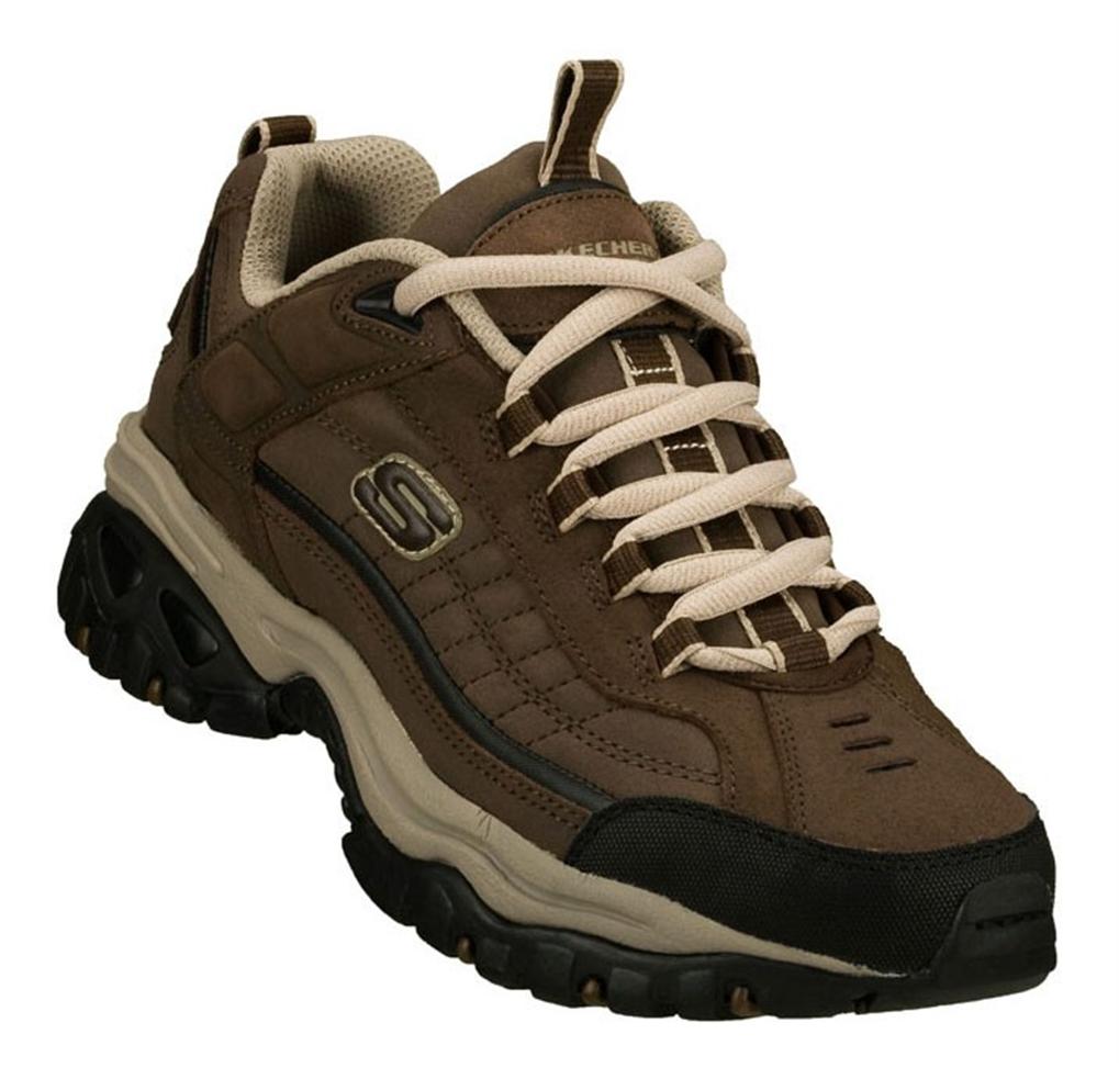 Skechers Men's Leather Sneakers in Brown | eBay