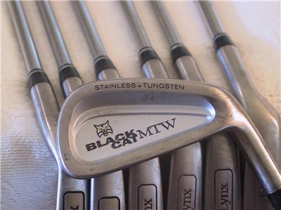 Lynx Black Cat Mtw Irons 4 Pw Rifle Regular Ships For 20 00 Ebay