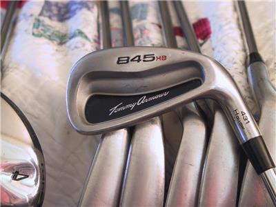 Tommy Armour 845 HB (Hollow Back) Iron Set 3&4 Hyb 5-PW Reg Steel