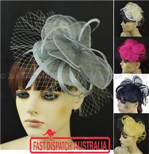 Melbourne Cup Wedding Spring Racing Carnival Headband Clip 