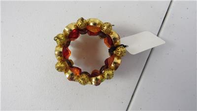 Kitchen Dining Bar Pier One Fall Autumn Thanksgiving Napkin Rings Gold W Orange Red Wine Beads New Unitransbahia Com Br