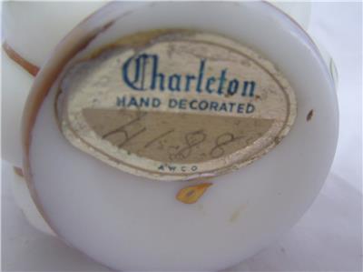Cologne Fenton Roses Glass Fenton Roses Bottle Charleton