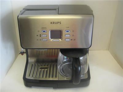 Krups Xp2070 Programmable 10 Cup Cafetiere 15 Bar Pompe Machine A